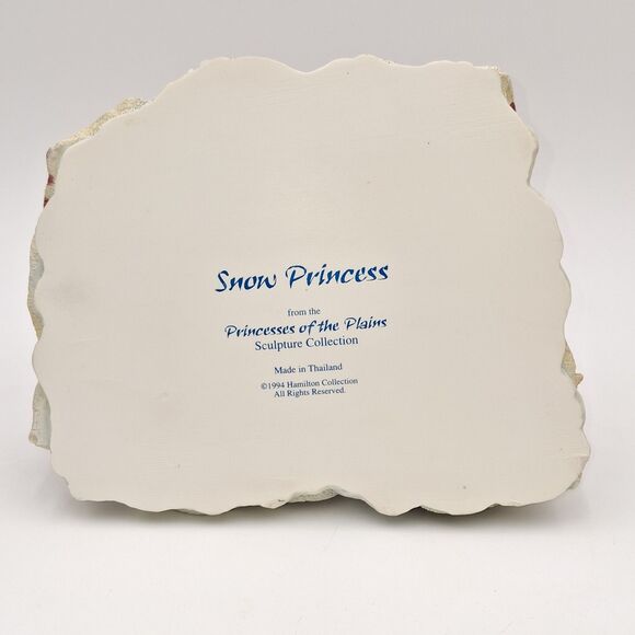 VTG 1994 Hamilton Collection Snow Princess From the Princesses of the Plains - Picture 13 of 15